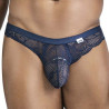 CandyMan Slip Dentelle Elynos Bleu marine